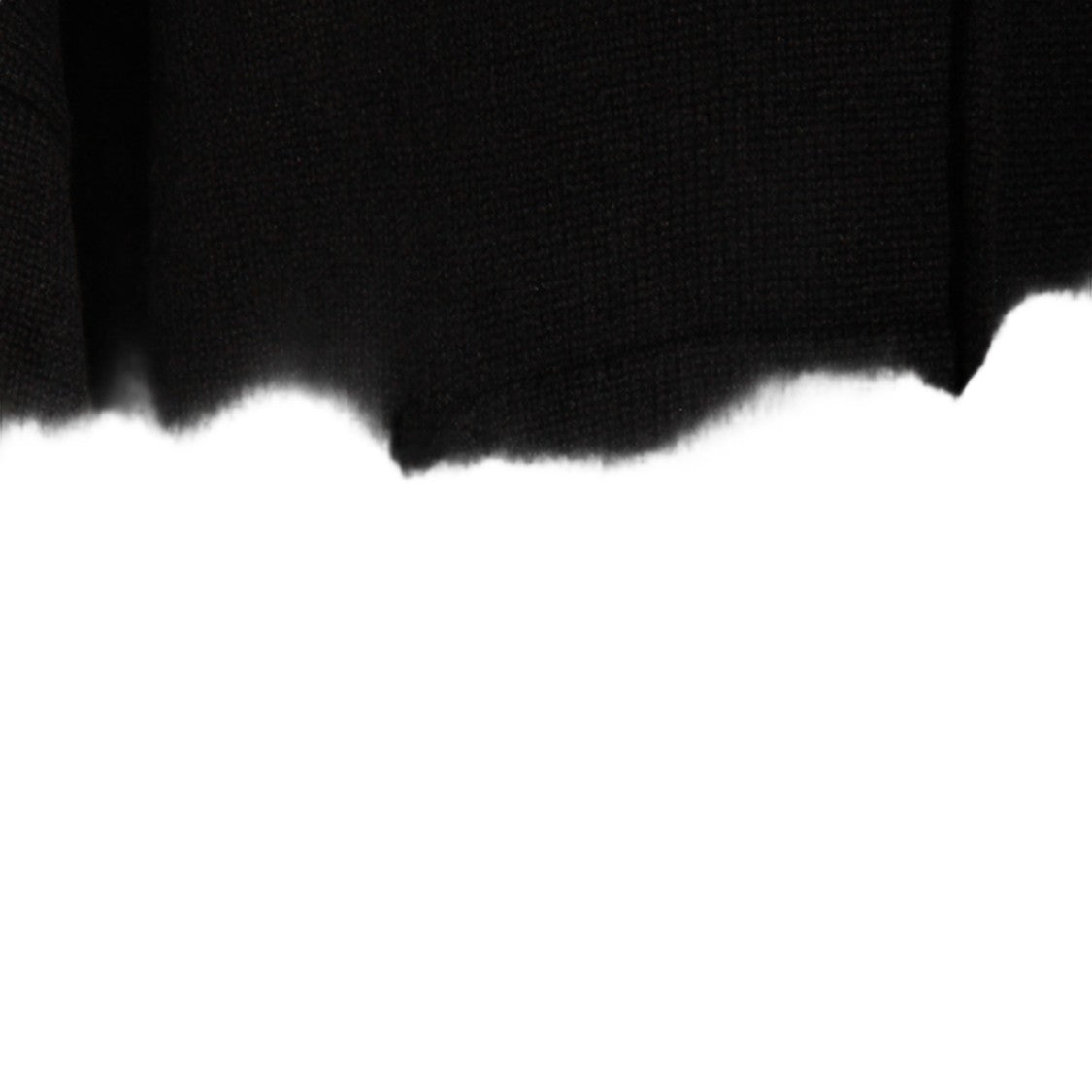 Antonelli Firenze Hooded Black Sweater With Relaxed Fit
