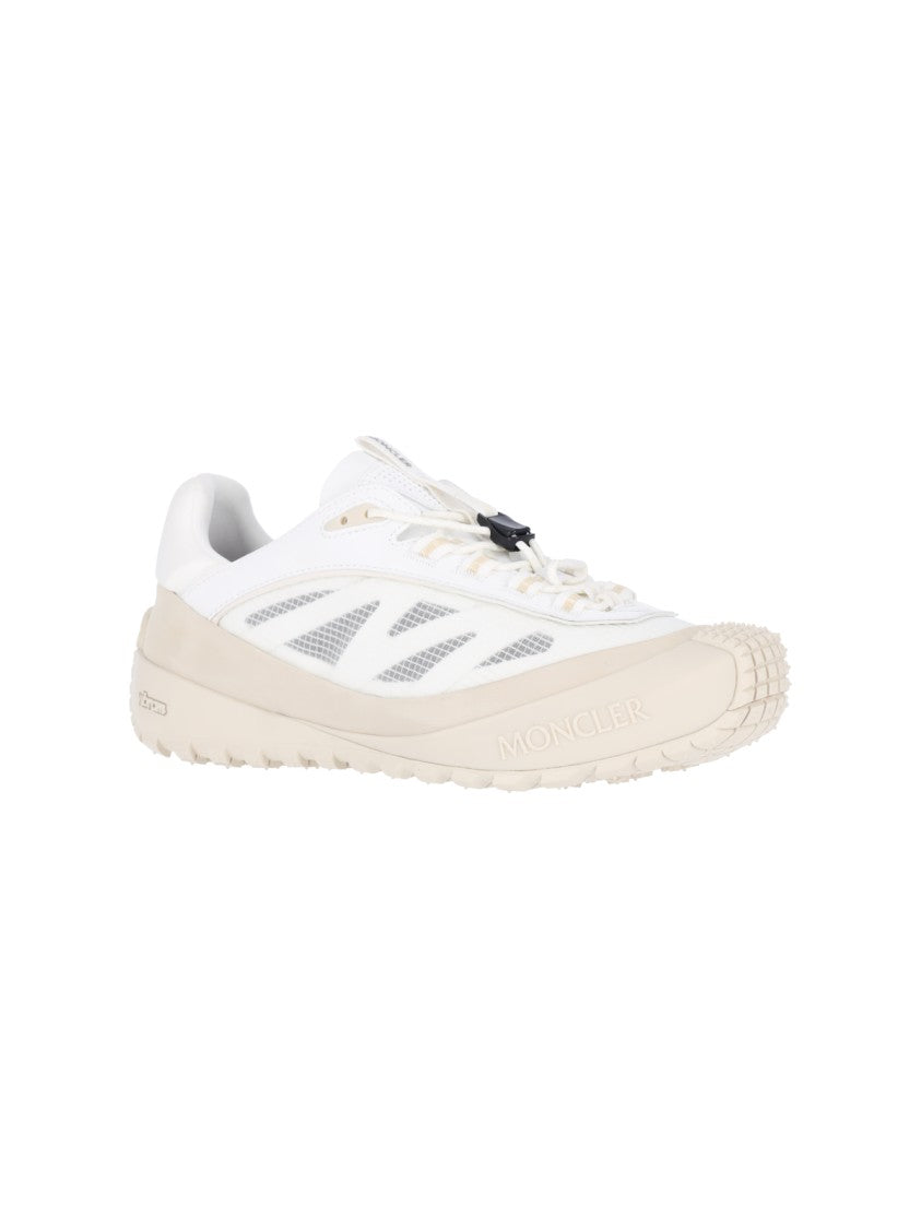 Moncler White Trailgrip Lp Fabric Sneakers