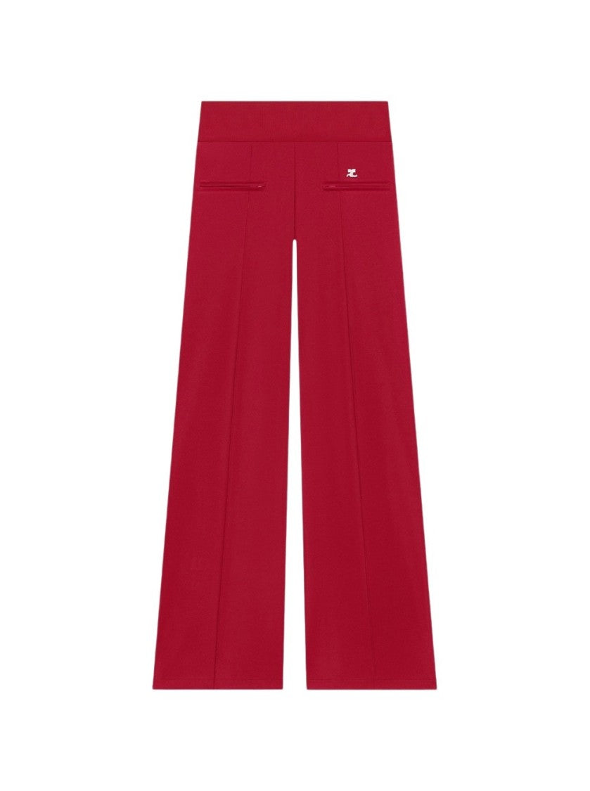 Courrèges Interlock Tracksuit Pants Ruby