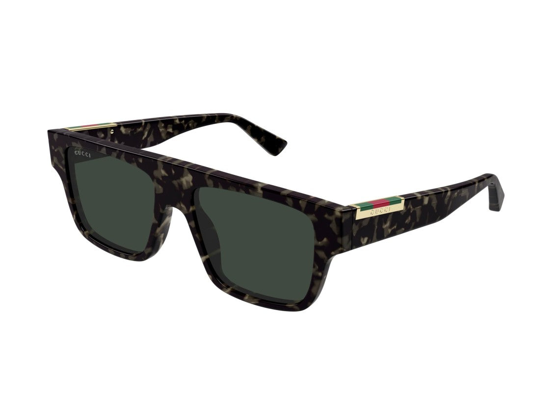 Gucci Gold Gg1960s Tortoiseshell Acetate Oversized Sunglasses