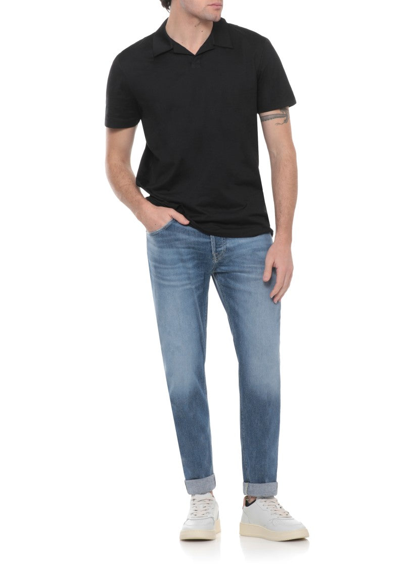 Dondup Blue Icon Cotton Jeans