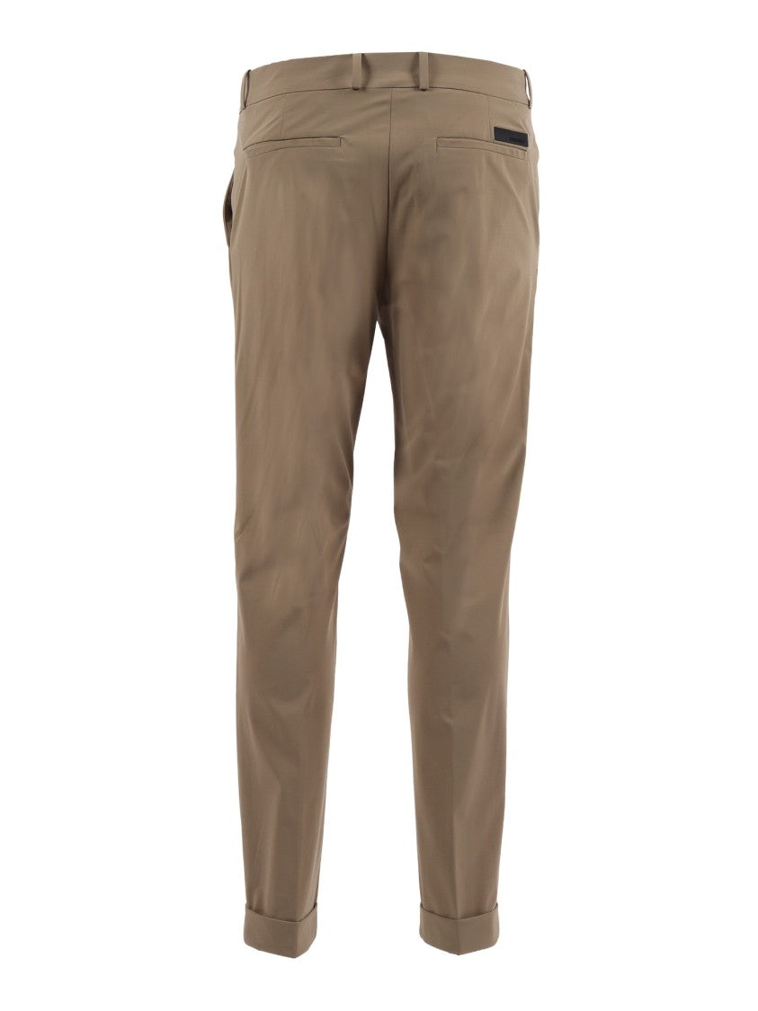 Rrd Brown Surflex Tapered Chino Pants