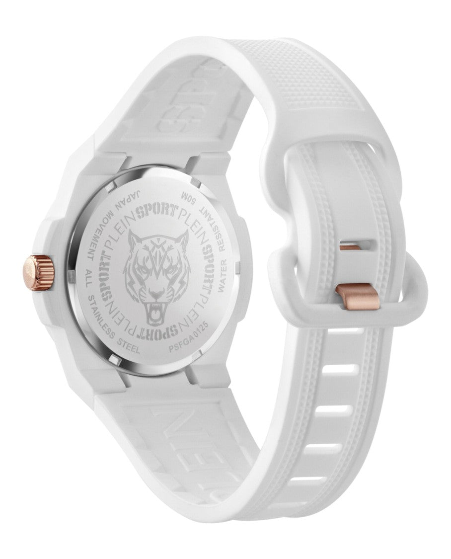 Plein Sport Quartz Movement White Bio-Nylon Watch