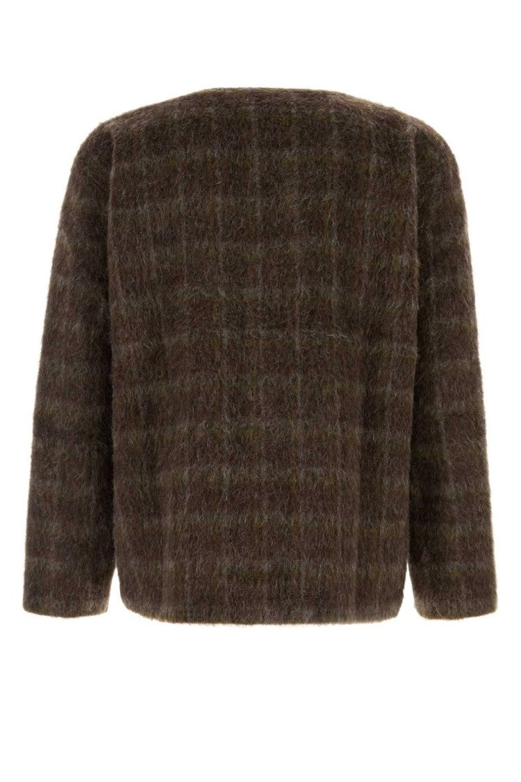 Our Legacy Textured Cardigan With V-Neckline