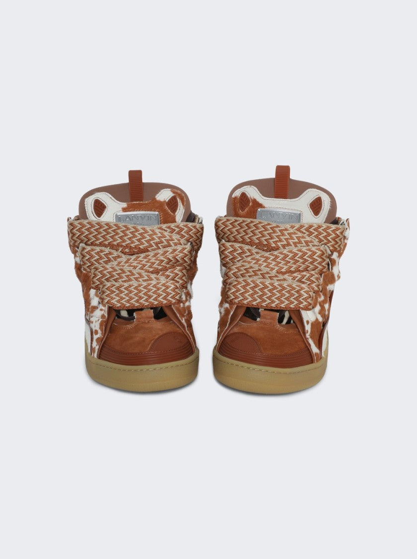 Lanvin Curb Leather Sneakers