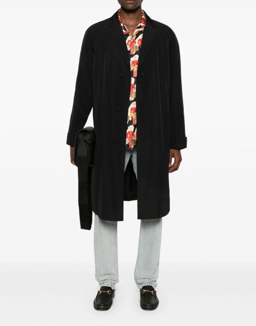 Gucci Single-Breasted Cotton Poplin Coat