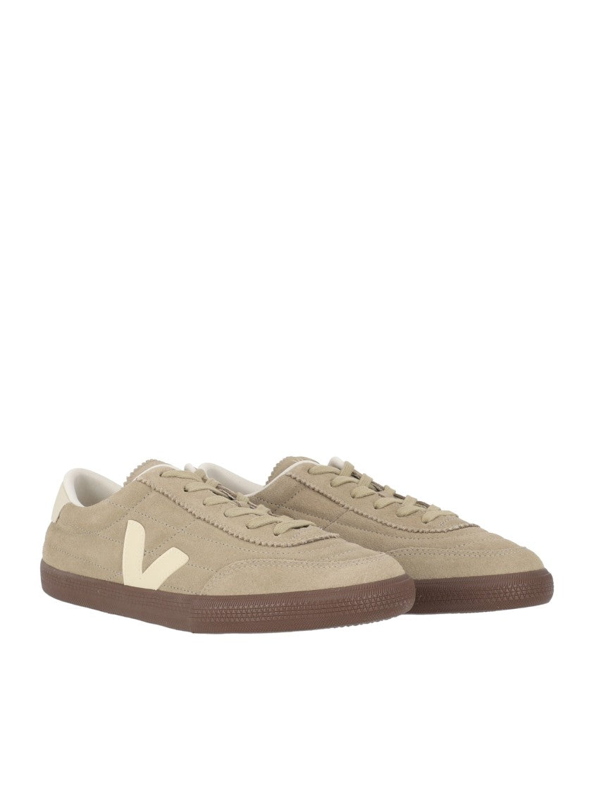 Veja Taupe Panenka Suede Low-Top Sneakers