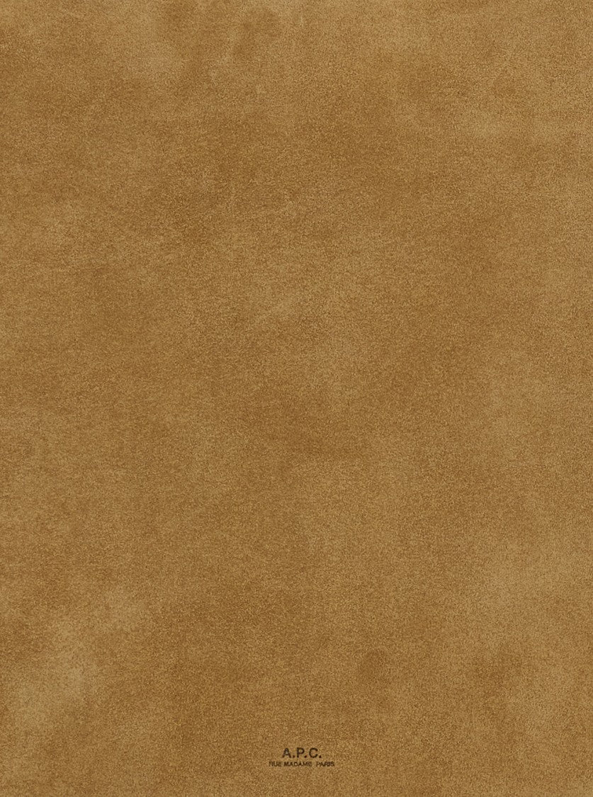 A.P.C. Brown Suede And Smooth Leather Bag