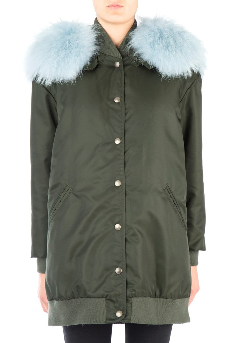 Mr & Mrs Italy Olive Green Bomber Jacket