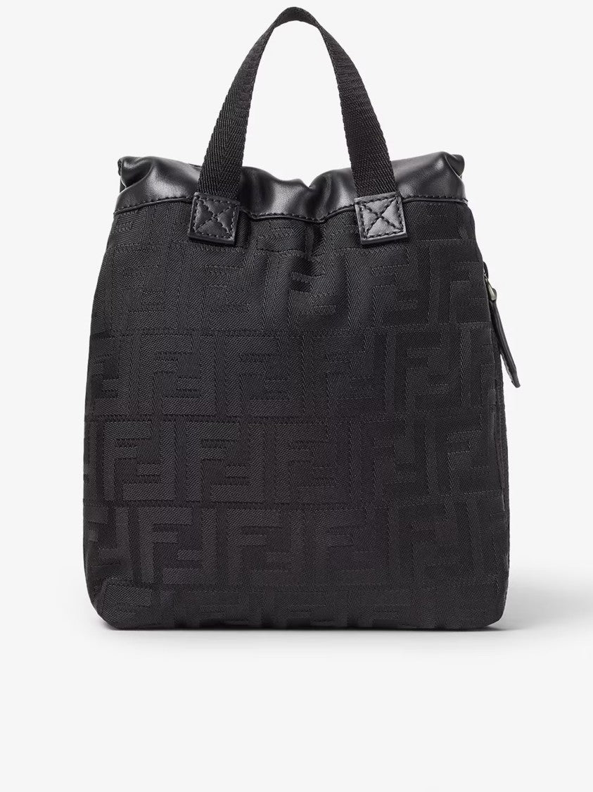 Fendi Baguette Cross Nylon Ff Embossed Bag