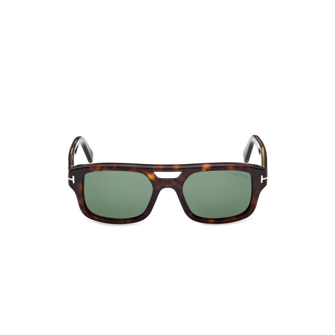 Tom Ford Ti0022 Bold Rectangular Tortoiseshell Sunglasses