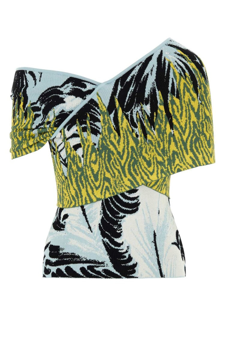 Bottega Veneta Embroidered Jacquard Top