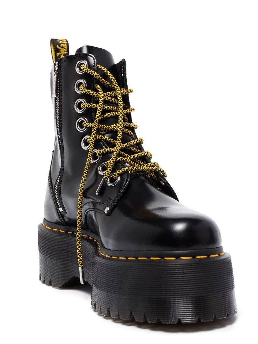 Dr. Martens Platform Ankle Boots With Lace-Up Design