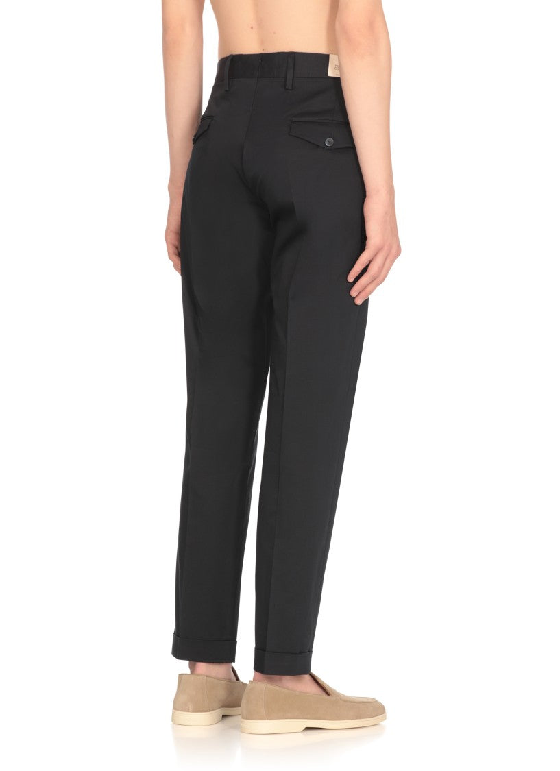 Briglia Black Cotton Pants