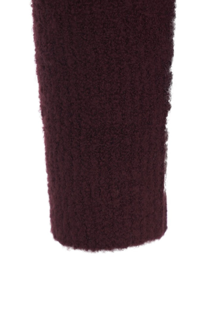 Paolo Pecora Textured Knit Cardigan With Deep V-Neck