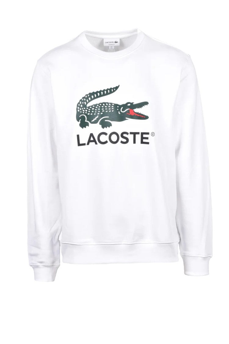 Lacoste Crewneck Sweatshirt - White