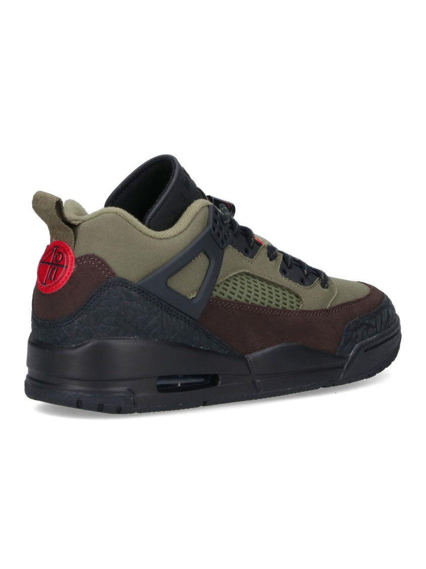 Nike "Jordan Spizike Low" Sneakers, In Green Fabric