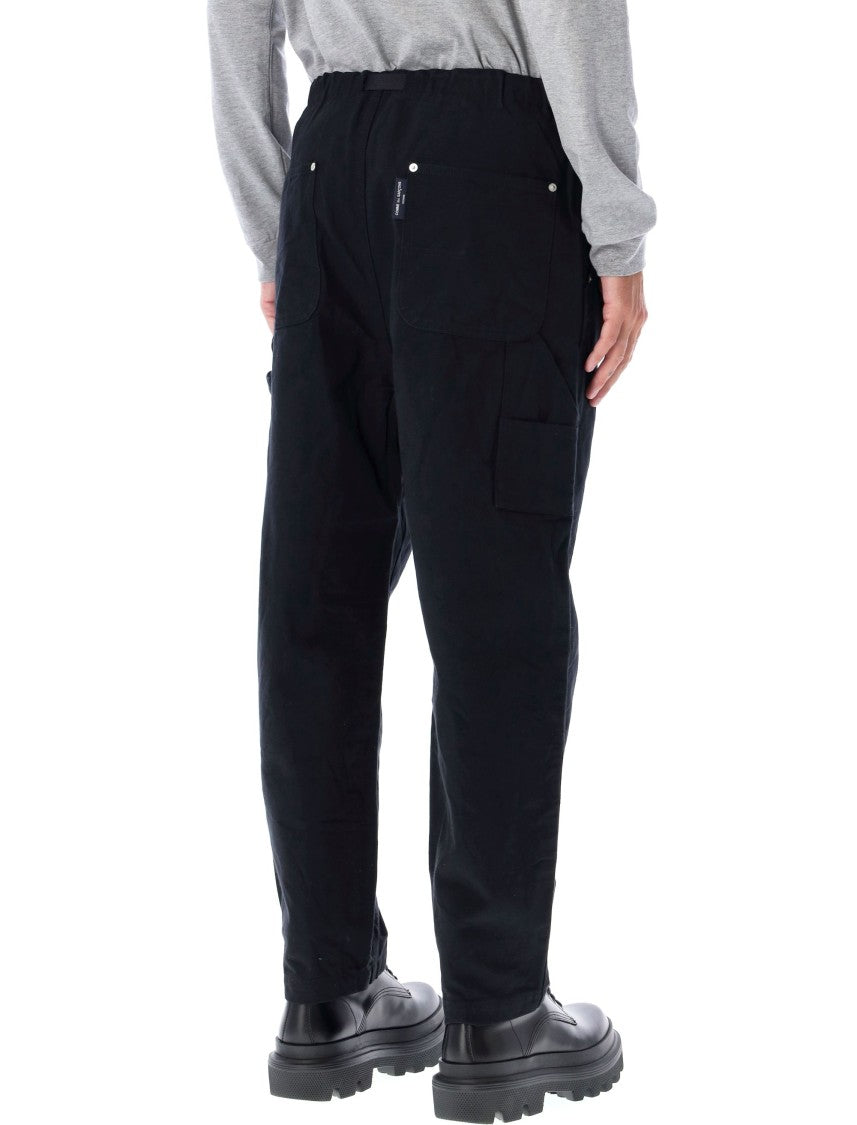 Comme Des Garçons Relaxed Fit Black Cargo Pants