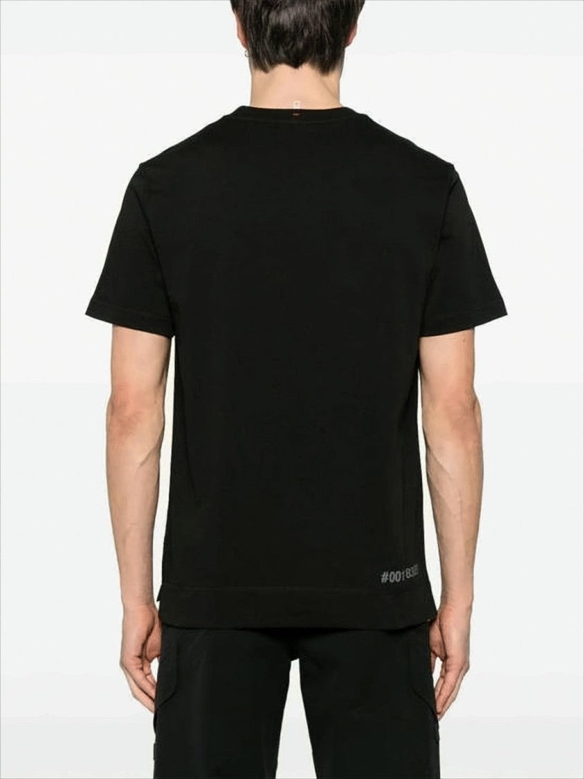 Moncler Cotton Crew Neck Short Sleeve T-Shirt