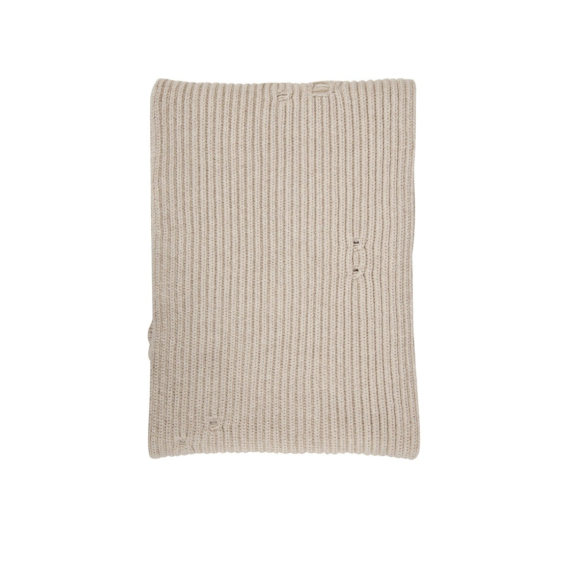 Mm6 By Maison Margiela Fringed Wool Scarf