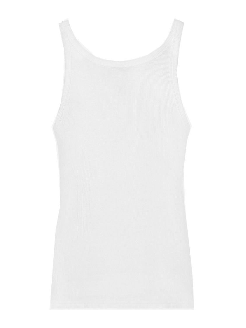 Dolce & Gabbana Marcello Cotton Scoop Neck Tank Top