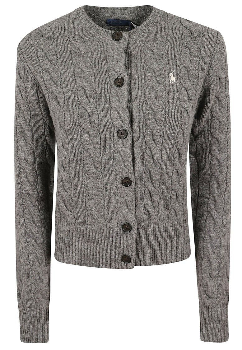 Polo Ralph Lauren Cable-Knit Wool-Cashmere Cardigan