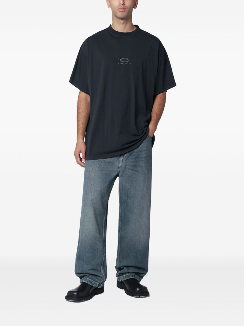 Balenciaga Loose-Fitting Crew Neck T-Shirt With Subtle Logo