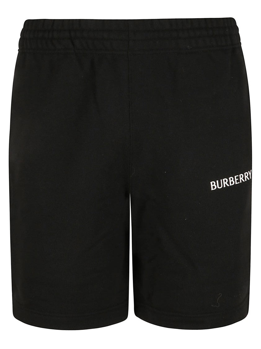 Burberry Black Shorts With Adjustable Drawstring