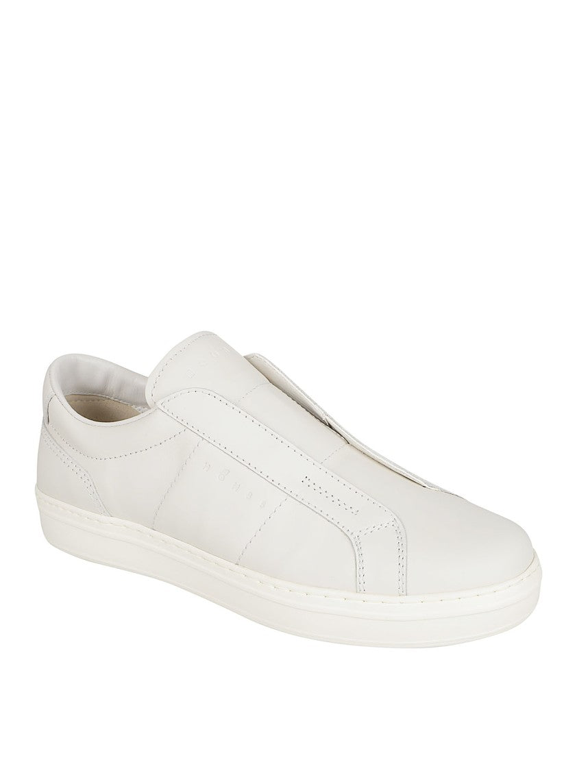 Hogan Retro-Inspired Sneakers With Smooth Calfskin Upper