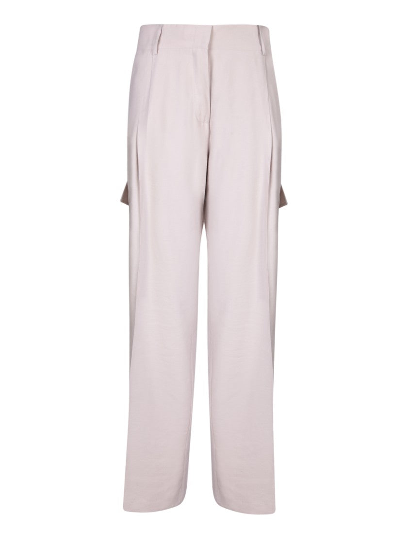 Blanca Vita Beige Cargo Trousers