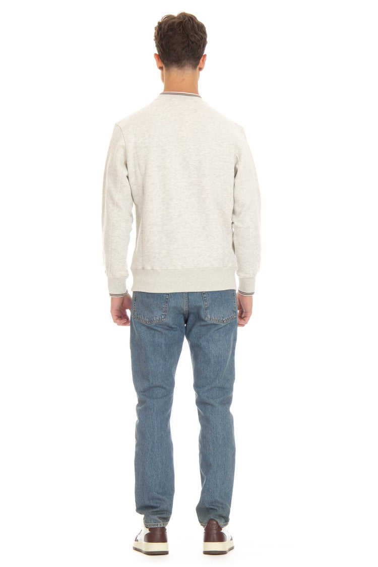 Autry Cotton Crewneck Sweatshirt With Logo