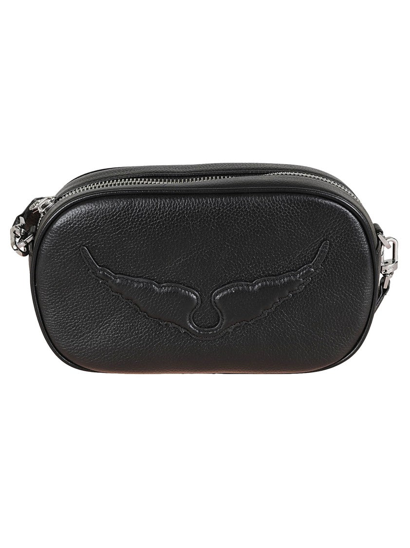 Zadig & Voltaire Rock With You Grained Leather Shoulder Bag