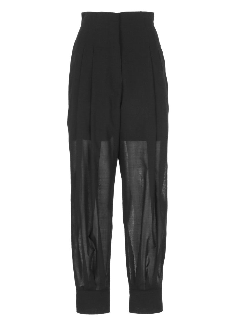 Philosophy Di Lorenzo Serafini Black Virgin Wool Pants