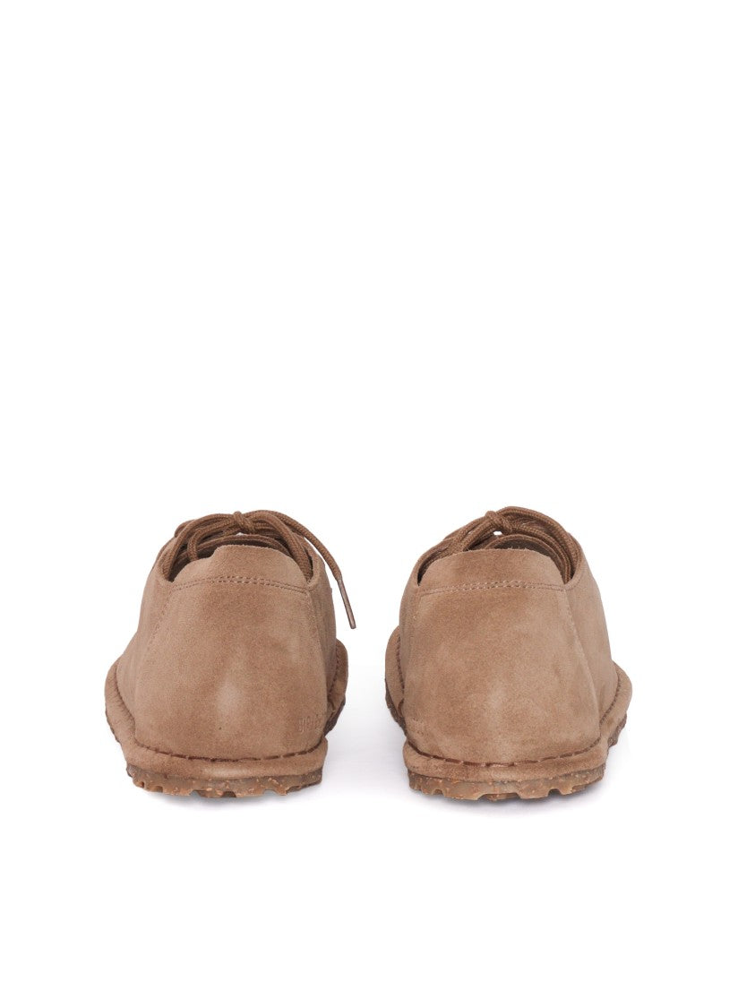 Birkenstock Taupe Utti Suede Leather Loafers