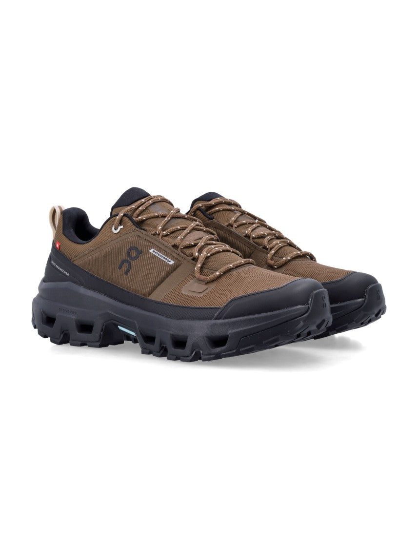 On Running Cloudrock Low Waterproof Mesh Hiking Sneakers