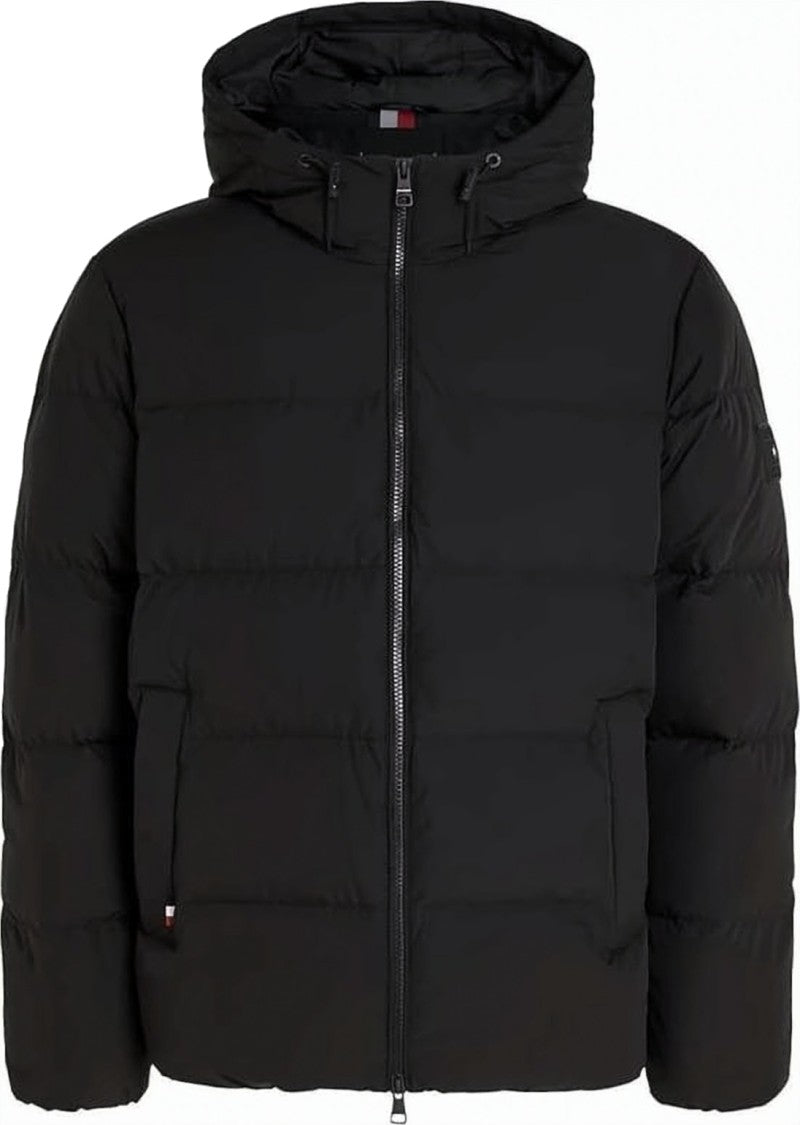 Tommy Hilfiger Quilted Black Short Padded Jacket