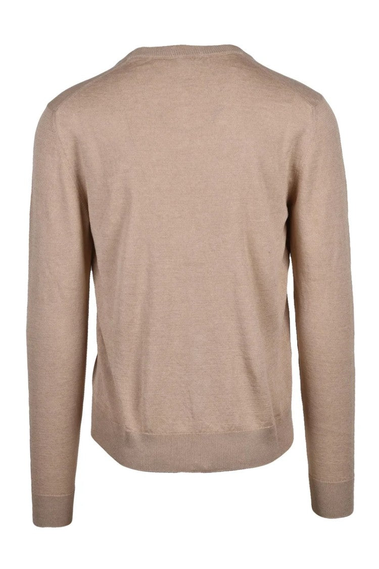 Drumohr Linen Cotton Cardigan - Beige