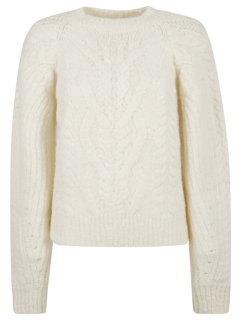 Isabel Marant Classic Cable Knit Sweater With Relaxed Fit