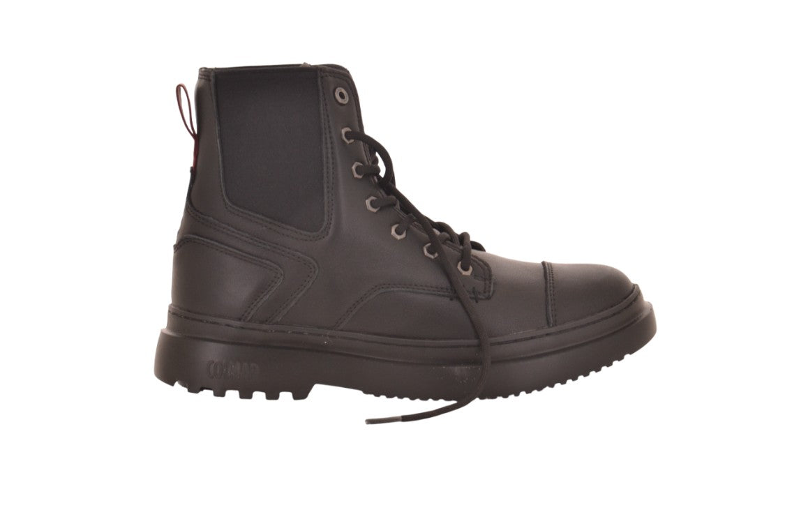 Colmar Black High-Top Lace-Up Sporty Sneakers