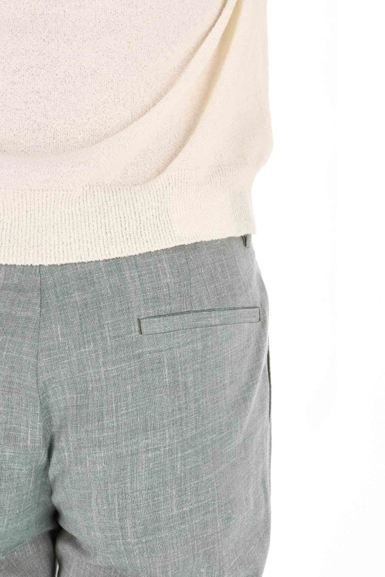 Eleventy Loro Piana Summertime Linen-Wool-Silk Dress