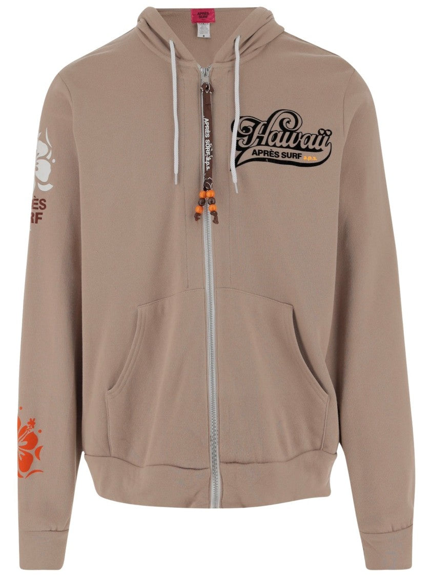 Apres Surf Cotton Blend Sweatshirt With Logo