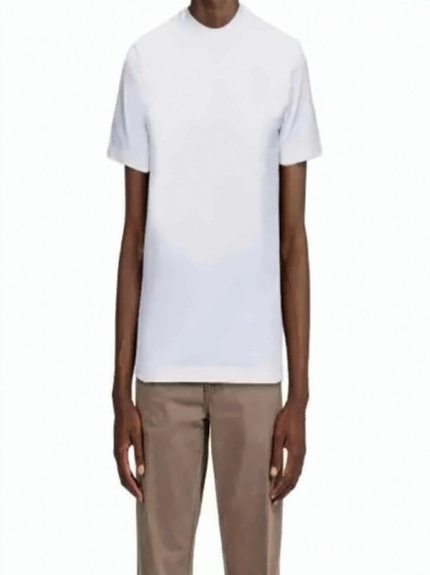 Salvatore Ferragamo Crew Neck T-Shirt With Minimalist Design
