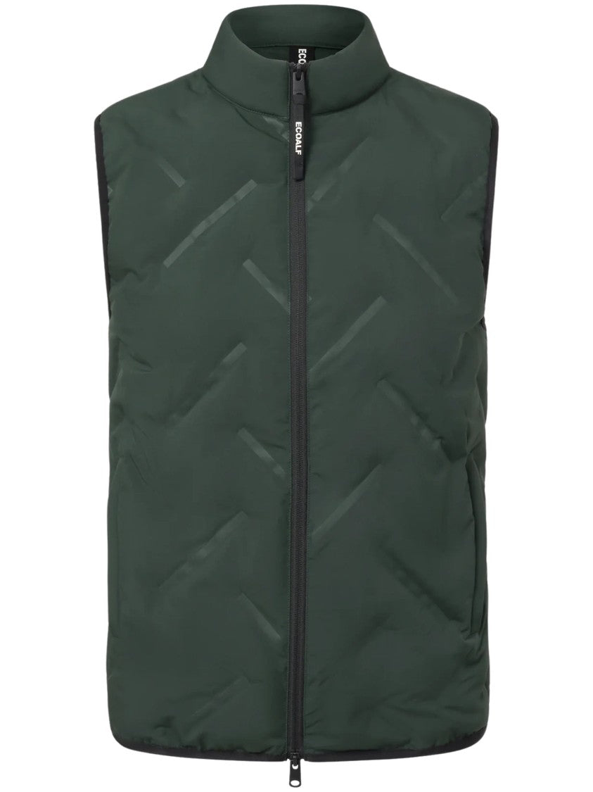 Ecoalf Santoño High Collar Padded Geometric Gilet