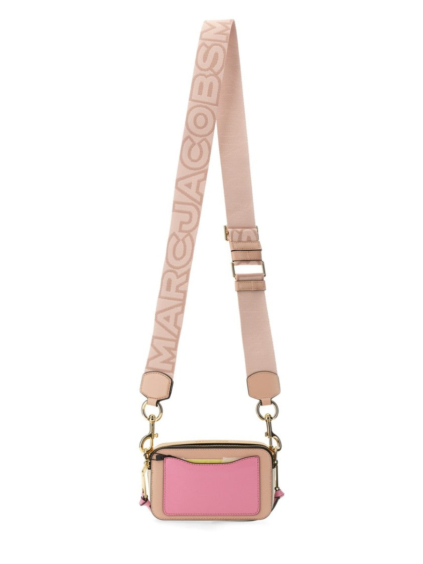 Marc Jacobs The Snapshot Crossbody Double-J Cow Leather Shoulder Bag