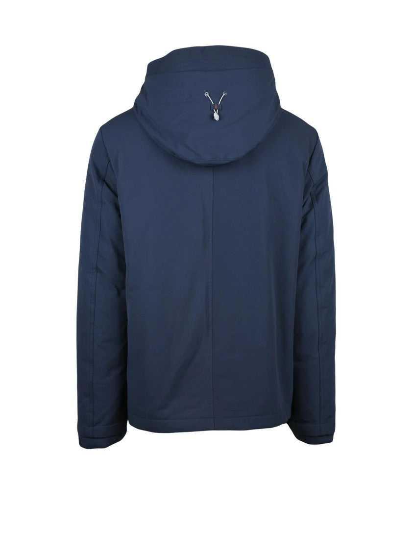 Dekker Multicolor Structured Jacket With Zip And Snap Button Closure