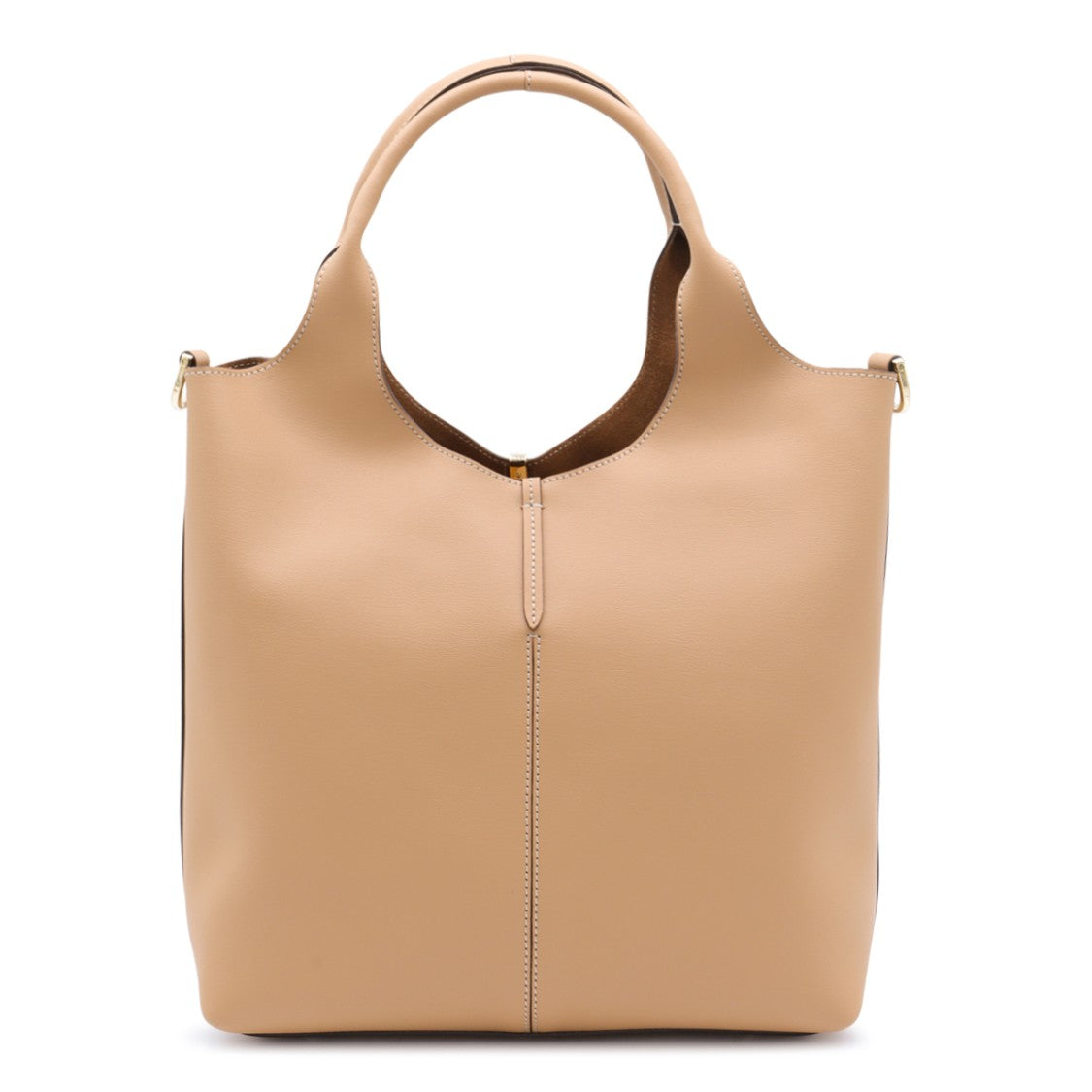 Tod's Beige Leather Top Handle Bag