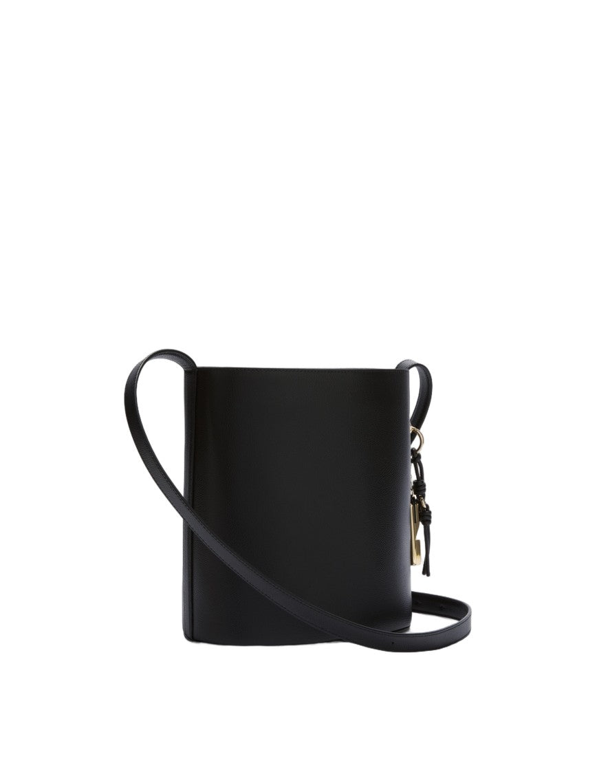 Furla Roxie S Leather Bucket Bag, Black