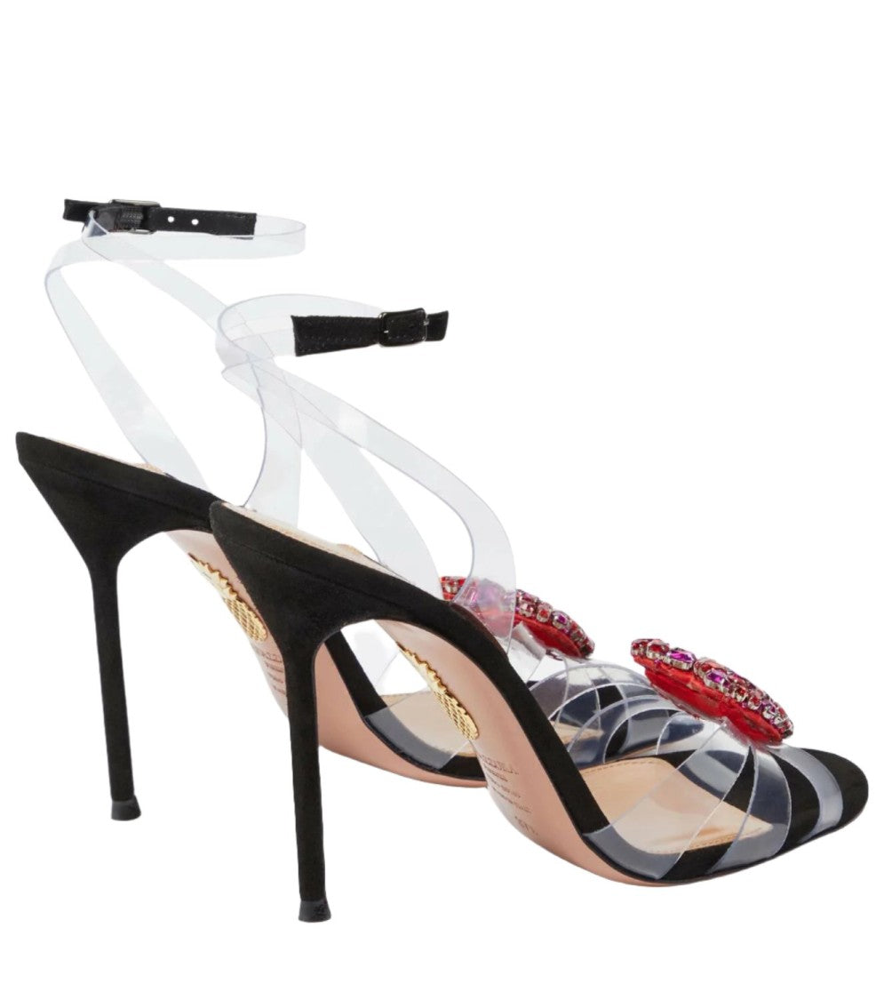 Aquazzura Love Me Plexi Sandal 105