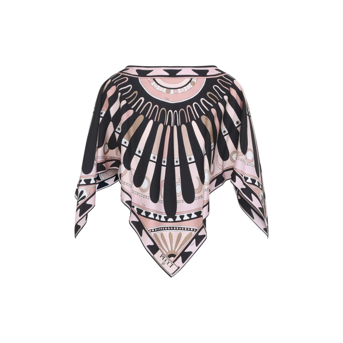 Pucci Geometric Pattern Silk Blouse With Loose Silhouette