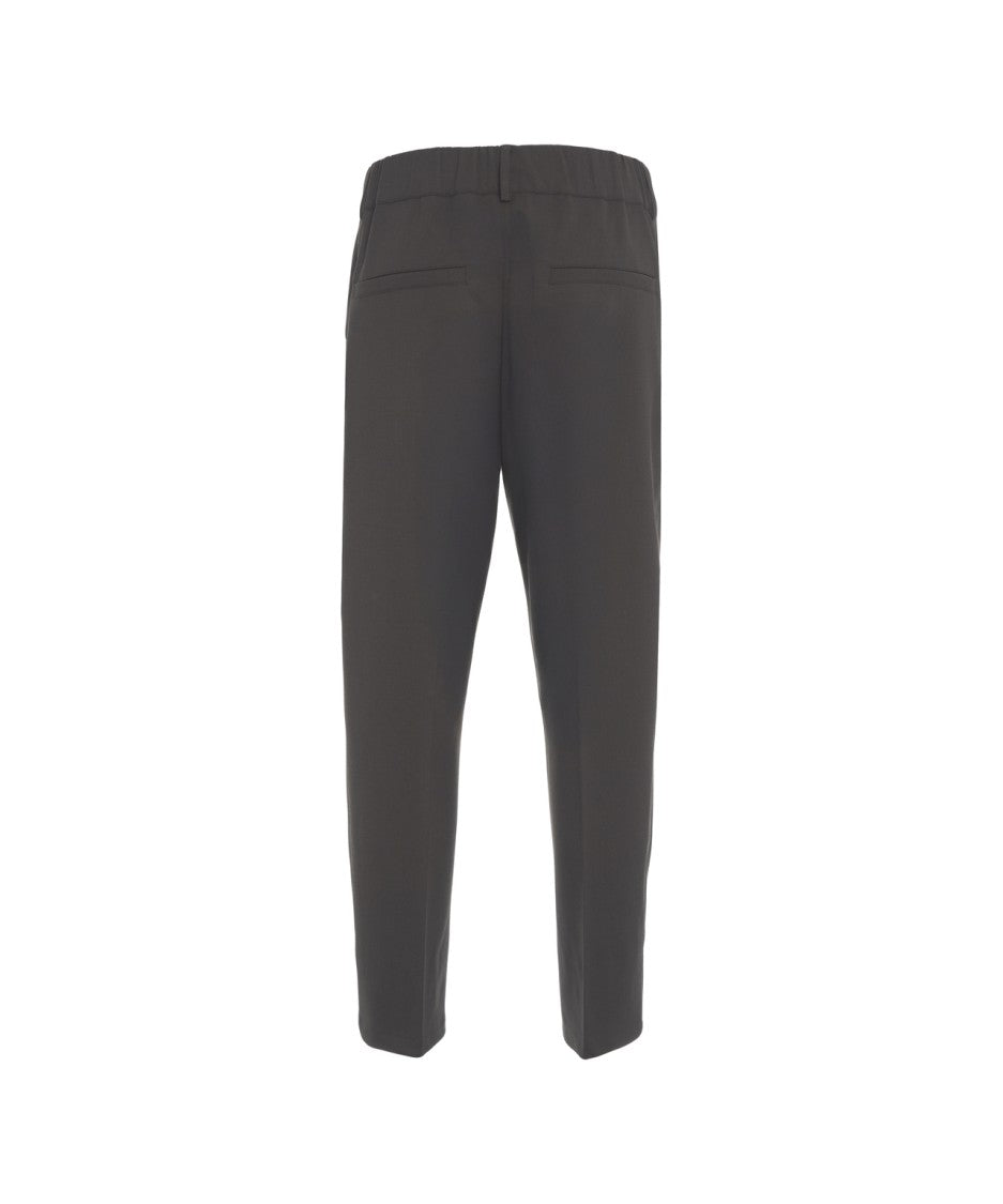 Grifoni Tailored Brown Chino Trousers With Refined Finish